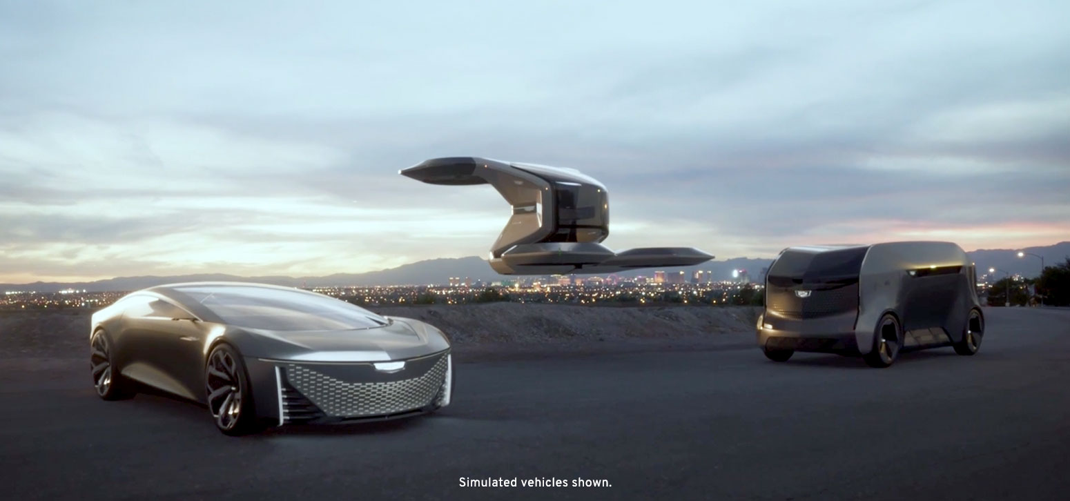 GM Cadillac Halo Concept All-Electric Vehicles 