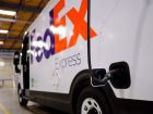 BrightDrop delivers the first five of 500 electric light commercial vehicles to FedEx, the first customer to the receive the EV600s, which are the fastest built vehicles, from concept to market, in General Motors history. Photo courtesy of FedEx