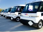 BrightDrop delivers the first five of 500 electric light commercial vehicles to FedEx, the first customer to the receive the EV600s, which are the fastest built vehicles, from concept to market, in General Motors history. Photo courtesy of FedEx