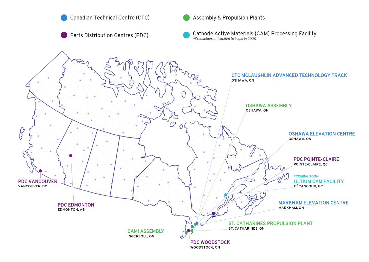 Map of operations by province