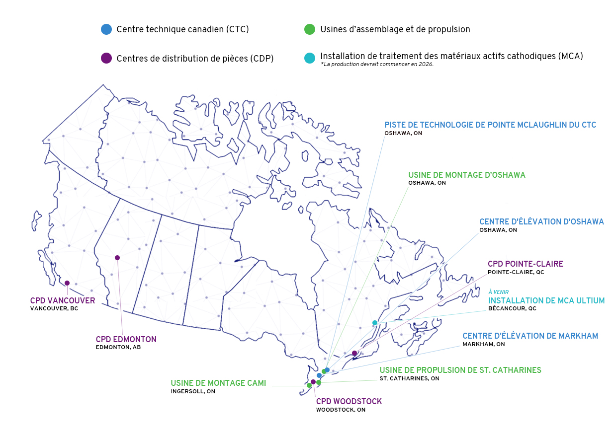 Map of operations by province